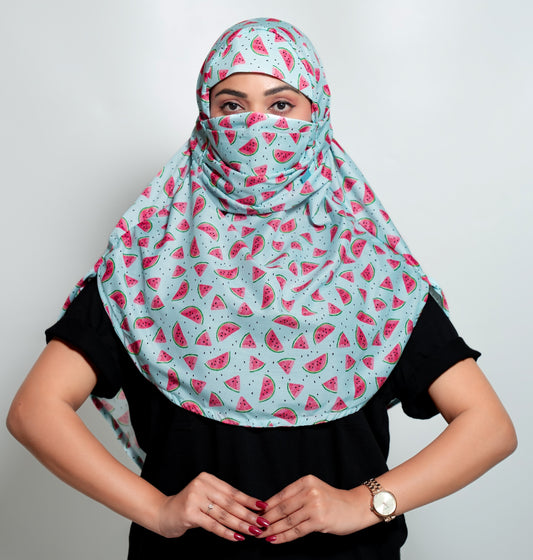 Watermelon Canvas scarf