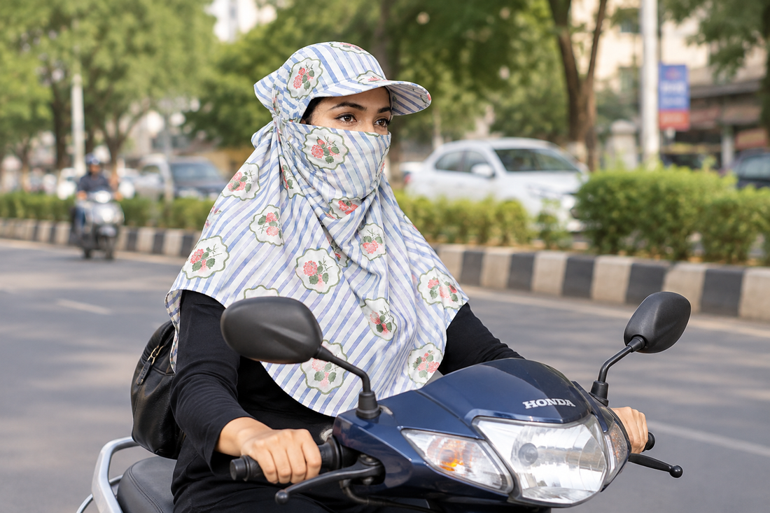 Best Scarf for Bike Riding Women in India: The Complete Guide to Sun, Dust & Pollution Protection