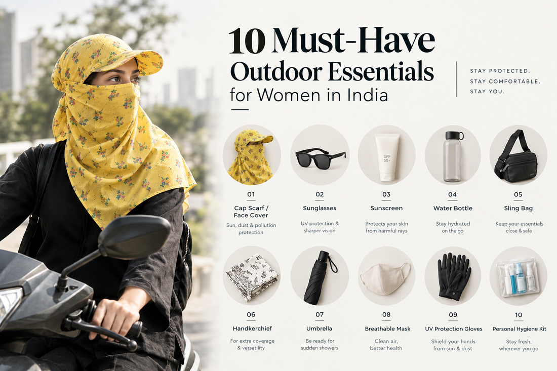 10 Must-Have Outdoor Essentials for Women in India: Travel, Commute & Bike Riding