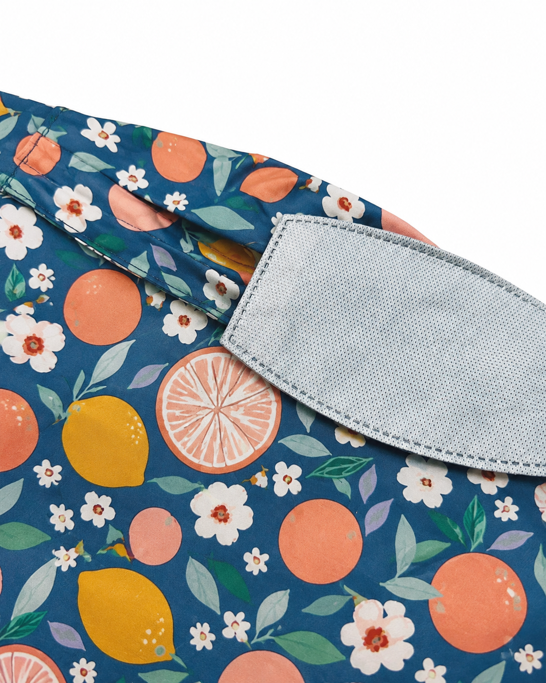 Citrus Bloosom Regular Scarf | Poly Crepe Printed Scarf for Women