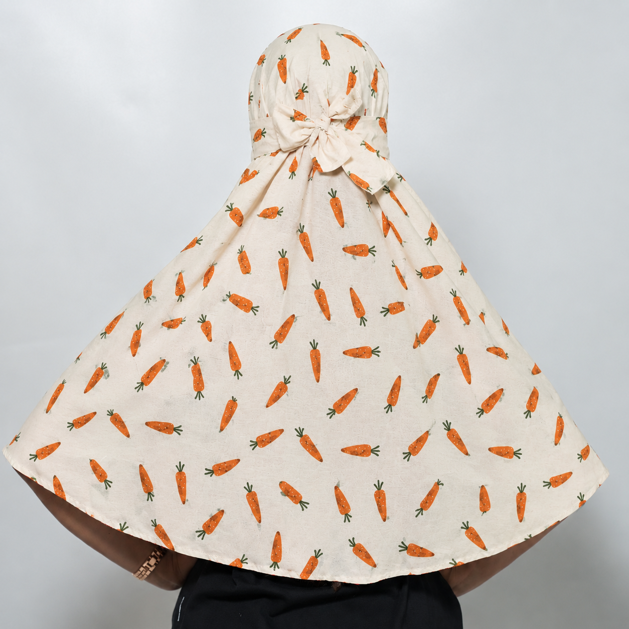 Carrots Regular Scarf | Poly Crepe Printed Scarf for Women