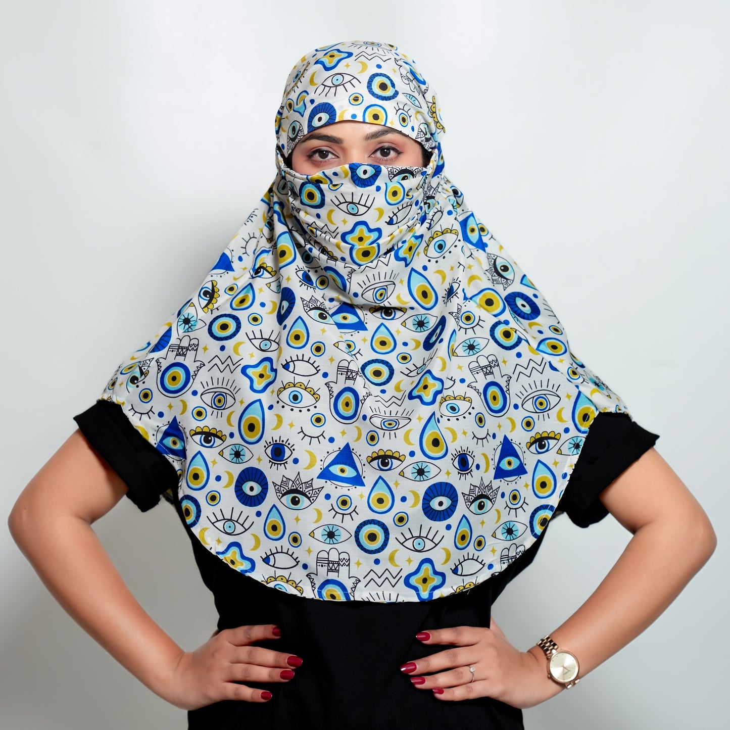 Evil eye Regular Scarf