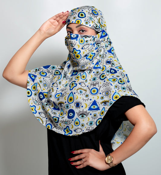 Evil eye Regular Scarf