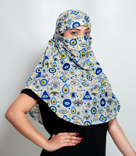 Evil eye Regular Scarf