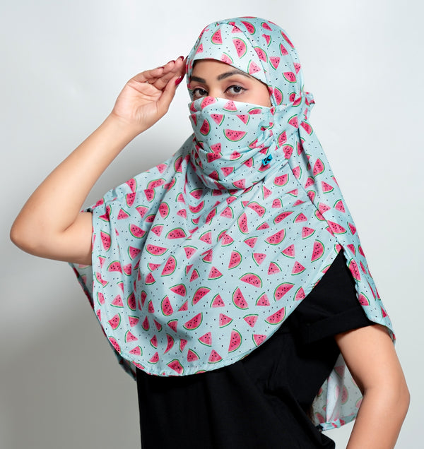 Watermelon Canvas scarf