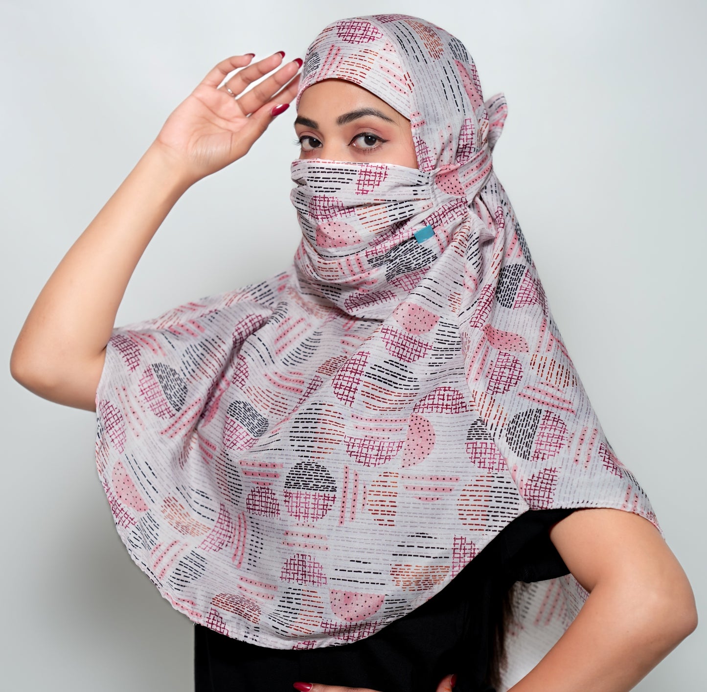 Geometric Canvas Scarf