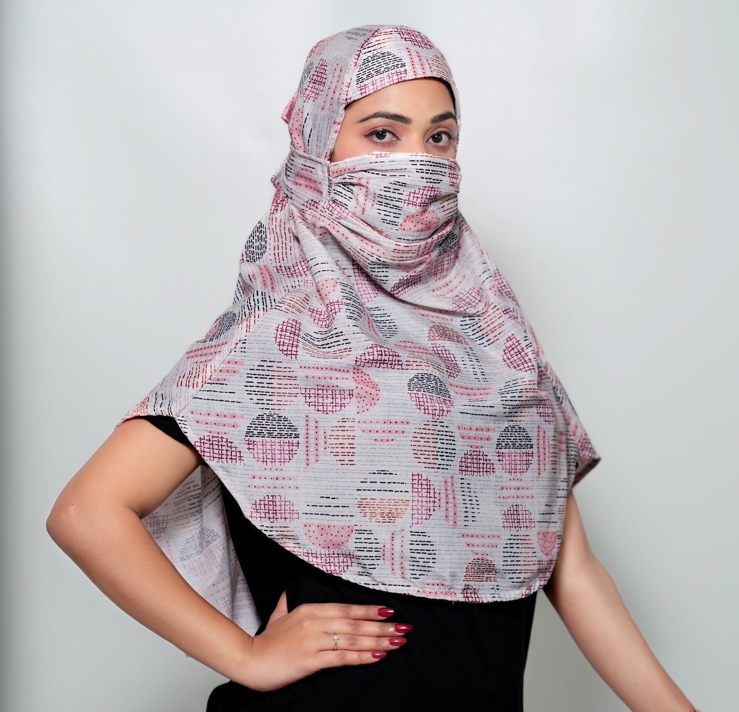 Geometric Canvas Scarf