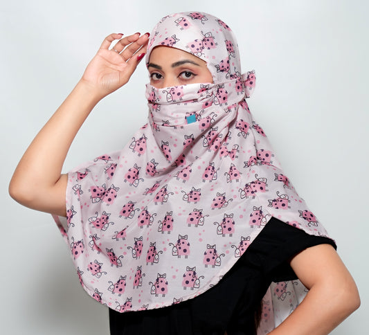 Ladybug Canvas Scarf