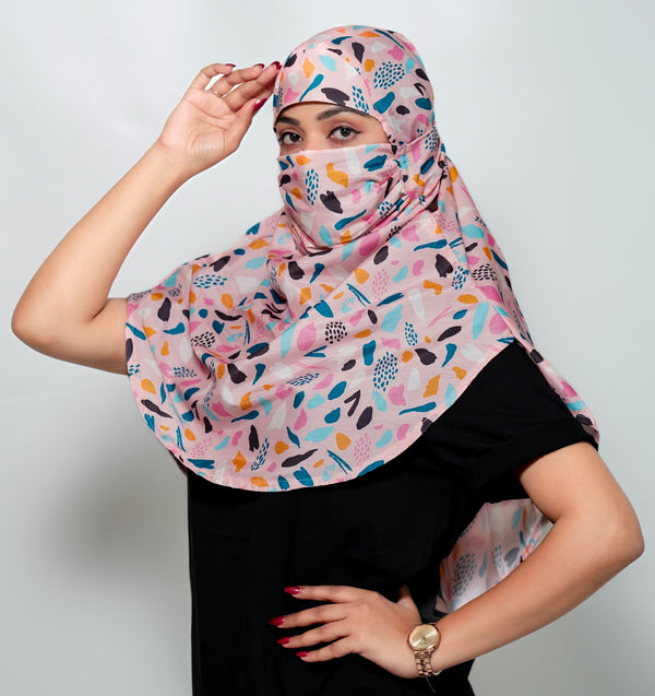 Abstract Canvas Scarf