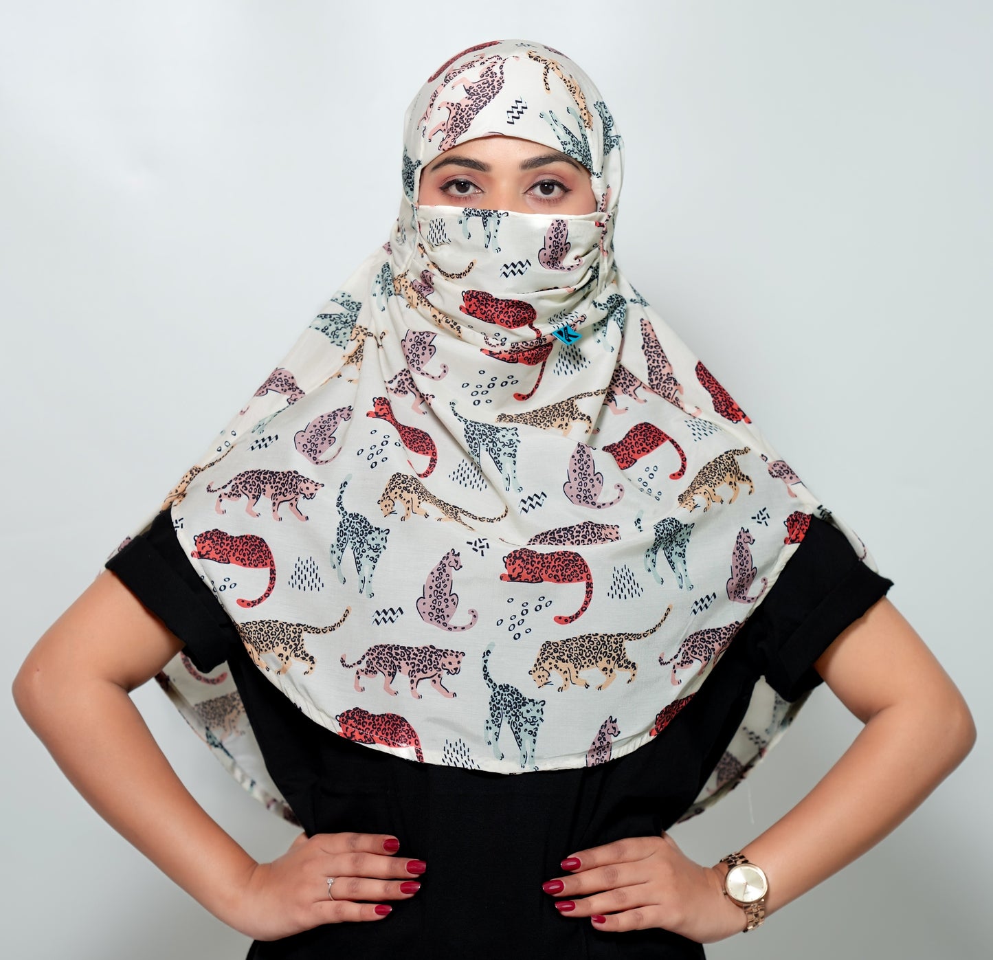 Cheetah Canvas Scarf