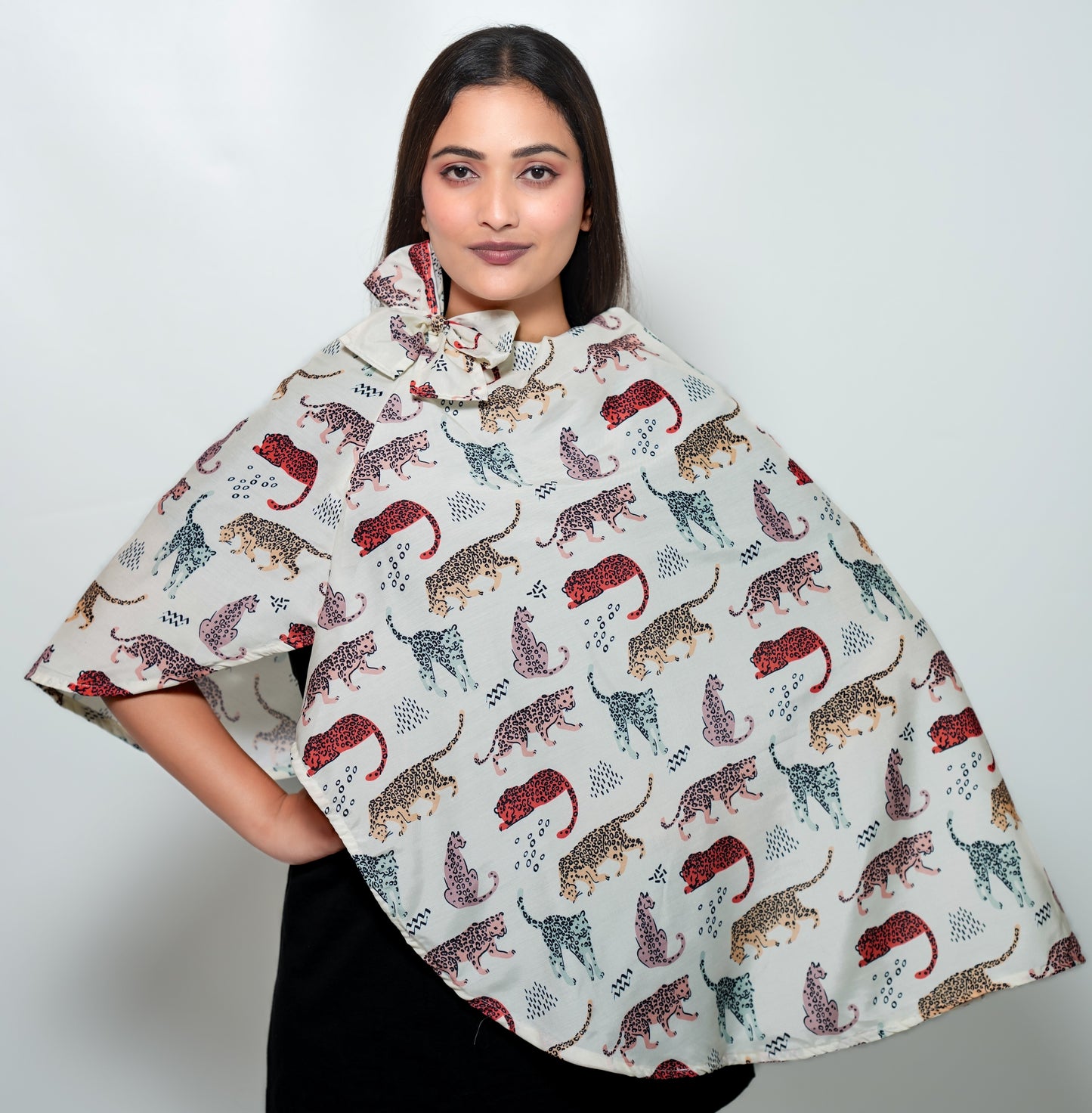 Cheetah Canvas Scarf