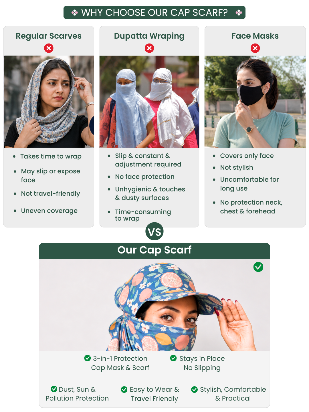 cap scarf for bike riding womens
